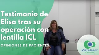 Operación de la vista con lentilla ICL [upl. by Leruj468]