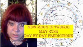 NEW MOON DAY BY DAY PREDICTIONS FOR MAY 2024 ANCIENT ASTROLOGY IMPORTANT EVENTS [upl. by Fessuoy]