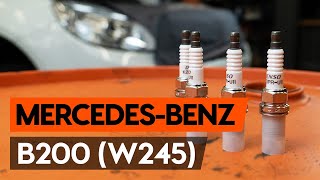 How to change spark plug on MERCEDESBENZ B200 W245 TUTORIAL AUTODOC [upl. by Bondie511]