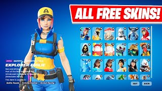 All Free Skins in Fortnite  Chapter 1  Chapter 5 [upl. by Aenneea687]