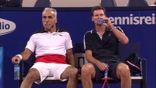 Bahrami  Schalken vs Henman  Haarhuis  AFAS Tennis Classics 2016 [upl. by Artapoelc32]