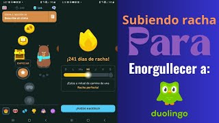 Subiendo normalmente de racha o sino se roban a mi perro  Duolingo 5 [upl. by Halilad366]