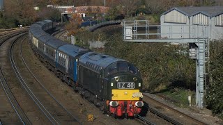 40 145 in Southampton on a Pathfinders railtour [upl. by Abernathy]