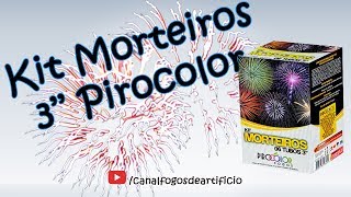 Kit Morteiros 3 Polegadas  6 Tubos  Fogos Pirocolor [upl. by Elleoj]