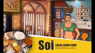 Soi Restaurant  Local Goan Food  DONAPAULA  GOA  FISH THALI [upl. by Bosch]