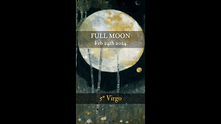 Full moon 24th February newmoonintentions newmoon newmoonfebruary2024 newmoonastrology [upl. by Atin]