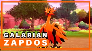 How to Catch Legendary Galarian ZAPDOS in the Wild Area ► Pokemon Crown Tundra [upl. by Kursh]