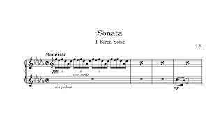 Lucas Sweeney  sonata no 1 original composition [upl. by Dranrev]