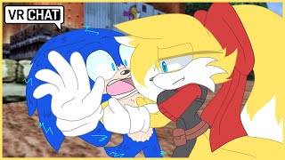 Movie Sonic Meets Female Tails VR Chat [upl. by Nylessej]