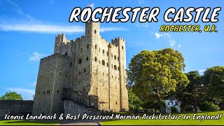 Rochester Castle  Englands Iconic Best Preserved Landmark  Rochester UK  Travel Vlog [upl. by Aizatsana]