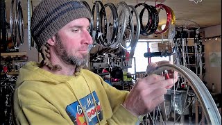 How To Fix a Bent Bicycle Wheel  Complete Repair [upl. by Sinclair418]