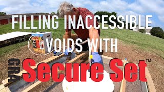 How to fill voids under concrete floors amp slabs for basements warehouses amp garages with Secure Set [upl. by Nywrad951]