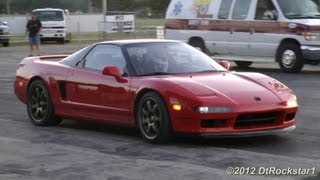 Supercharged NSX Drag Racing [upl. by Dodie]