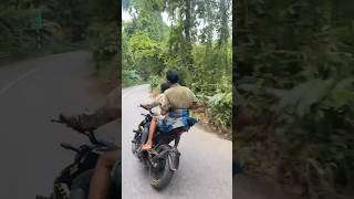 Margaya madarchod 😂funny trendingshorts bike funnyshrots fun Accident travel [upl. by Lahsram]