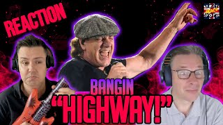 ACDC Highway To Hell  River Plate BRITS REACTION [upl. by Zebedee428]