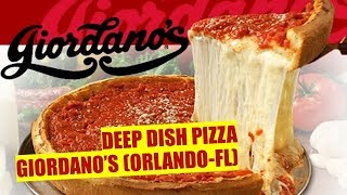 Deep Dish Pizza  Giordanos Orlando  FL [upl. by Peterman]