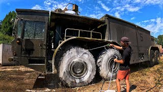 Cleaning the Worlds Biggest Fire Truck [upl. by Mateo]