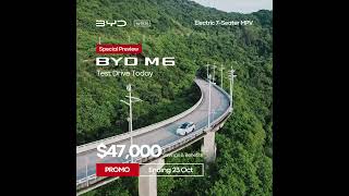 AllNew BYD M6 Most Affordable 7Seater EV with 47000 Special Preview Savings [upl. by Naejarual15]