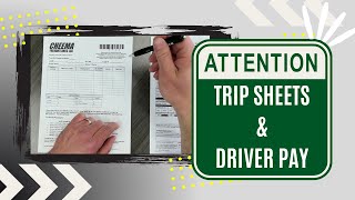 Payroll  Trip Sheets amp Driver Pay [upl. by Hooker]