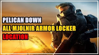 Pelican Down All Mjolnir Armor Locker Location Halo Infinite [upl. by Shutz]