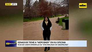 Otra “encargada de despacho” en el Congreso la “nepobaby” es hija del senador Lider Amarilla [upl. by Peirsen]