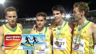 IAAF World Relays Bahamas 2015  8 Laps Men Final  Team AUS Bronze [upl. by Dacey811]