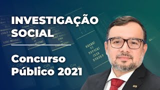 Investigação Social  Parte 02 Concurso Público [upl. by Larson9]