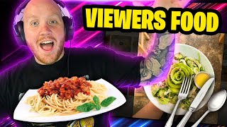 TIMTHETATMAN REACTS TO VIEWERS FOOD [upl. by Liva]