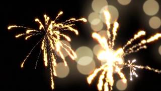 Happy New Year  Free Fireworks Background VFX Free Video  royalty free  HD [upl. by Esilegna293]