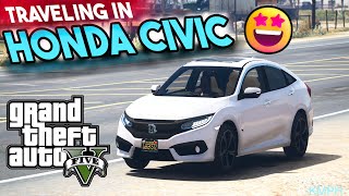 Most Realistic Honda Civic First Person Driving in GTA V 🔥 [upl. by Misak827]