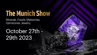 The Munich Show 2023 Europes Largest Trade Fair for Minerals Fossils Gemstones amp Jewelry 4K video [upl. by Marolda]