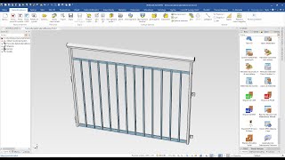 Francuska balustrada balkonowa  parametryzacja [upl. by Oniratac]