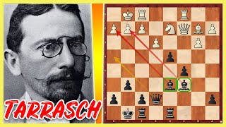 Happy Birthday Siegbert Tarrasch  Aaron Nimzowitsch vs Siegbert Tarrasch  St Petersburg 1914 [upl. by Trefler477]