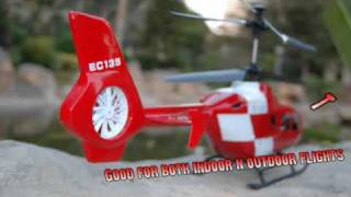 RC EC135 Flight with Water Dive [upl. by Barraza]