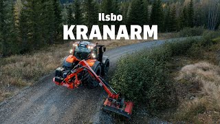 Ilsbo AT 500 R  Buskröjare och kranarm [upl. by Dupaix579]