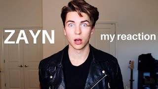 Singer Reacts to ZAYN  Rainberry Lyric Video [upl. by Philbert]