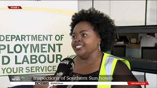 Southern Sun Hotels inspections under way  Update with Katlego Legodi [upl. by Nelan467]