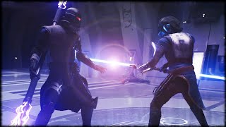 Star Wars Jedi Survivor  Bedlam Raider Lightsaber Wielders VS Purge Troopers  NPC Wars [upl. by Dahcir792]