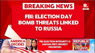 US Presidential Elections Hoax Bomb Threats in Battleground States Linked to Russia Says FBI [upl. by Aihsotan]