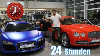 24 STUNDEN IM LUXUSAUTOHAUS EINGESPERRT   FaxxenTV [upl. by Airliah]