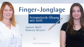 Ergotherapie für Zuhause FingerJonglage stärkt Feinmotorik [upl. by Orsay]