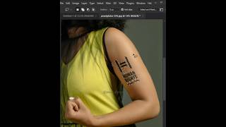 Easy way to remove tattoo from skin easily using Photoshop [upl. by Isnan]