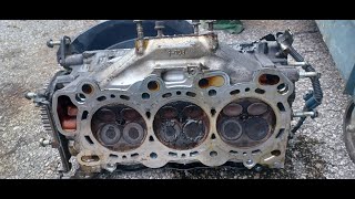 Honda v6 timing belt broke  part 1 How bad is the damage [upl. by Ynnoj]