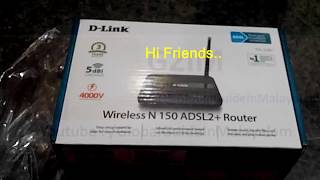 DLink ModemRouter WiFi Password ConfigurationSetting Malayalam video 2017 [upl. by Paley]