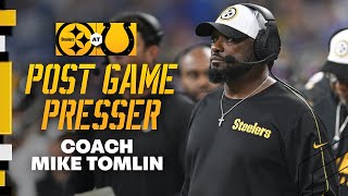 Coach Mike Tomlin Postgame Press Conference Week 4 at Colts  Pittsburgh Steelers [upl. by Nala]