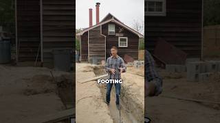 How To Tie A New Footing Into An Old House Foundation [upl. by Aikin210]