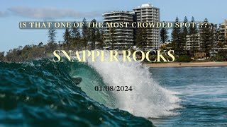 Massive crowd  SURF SESSION SNAPPER ROCKS 01AUGUST2024 [upl. by Desma511]