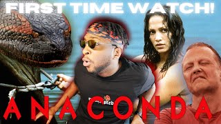 FIRST TIME WATCHING Anaconda 1997 REACTION Movie Commentary [upl. by Eirallih]