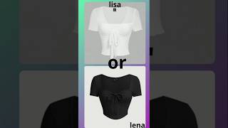 Lisa or lena lisa lisa lena lena fashion outfit aesthetic [upl. by Ikcin530]