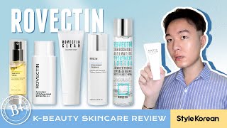 ROVECTIN Skincare Review  Lotus Water Cream Essence Vitamin C Serum amp more oily skin 💦 [upl. by Whiting]